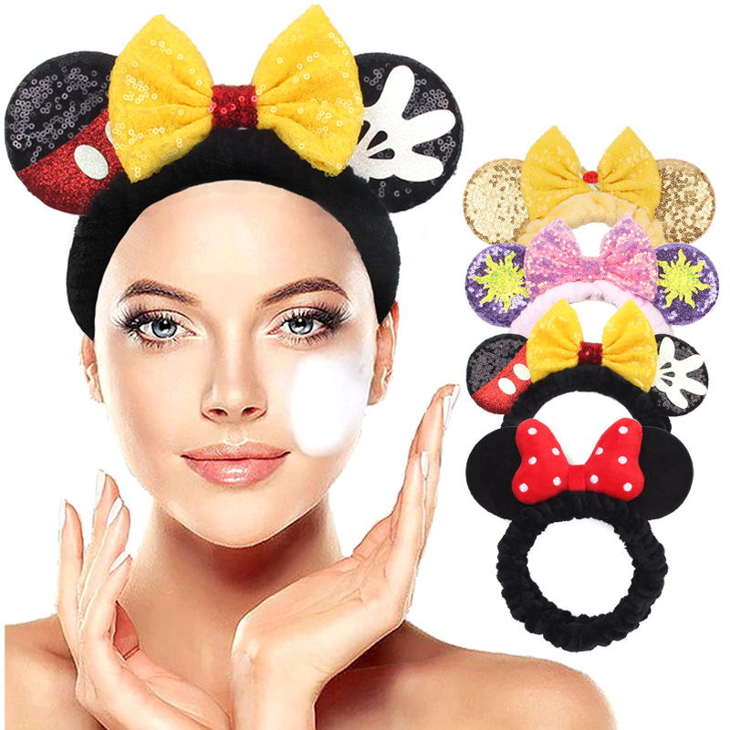 Face Wash Mens - ใหม่แผ่นหูล้างหน้าแถบคาดศีรษะ Soft Coral ขนแกะ Bow Hairband