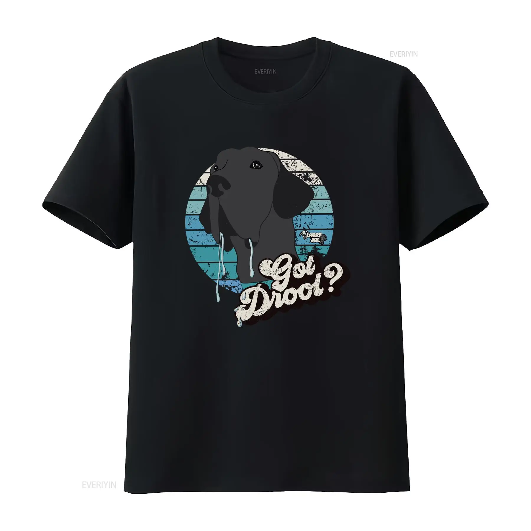 Face Wash Mens - เสื้อยืดลายหน้าสุนัขเกรทเดน Larry and Joe Merch สีดำ