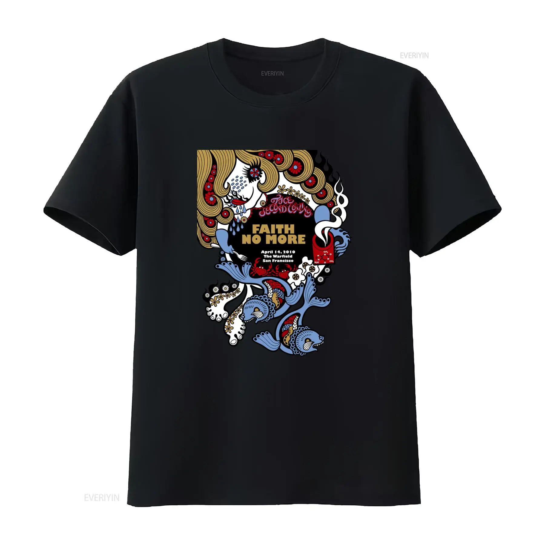 Face Wash Mens - เสื้อยืด Faith No More ลายหน้าวงดนตรี คอนเสิร์ตล่าสุด