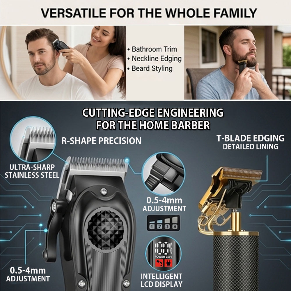 เครื่องตัดผมมืออาชีพพร้อมจอแสด - Men'S Grooming Products บทวิจารณ์และราคา