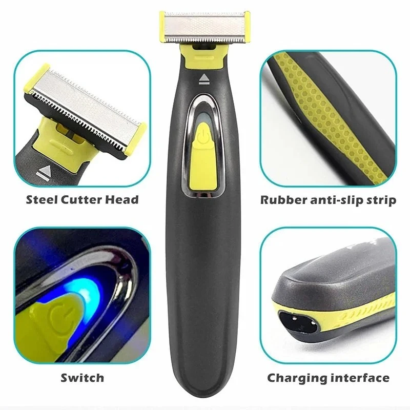 เครื่องโกนหนวดไฟฟ้าแบบพกพา ชาร - Men Grooming Armpit Hair บทวิจารณ์และราคา
