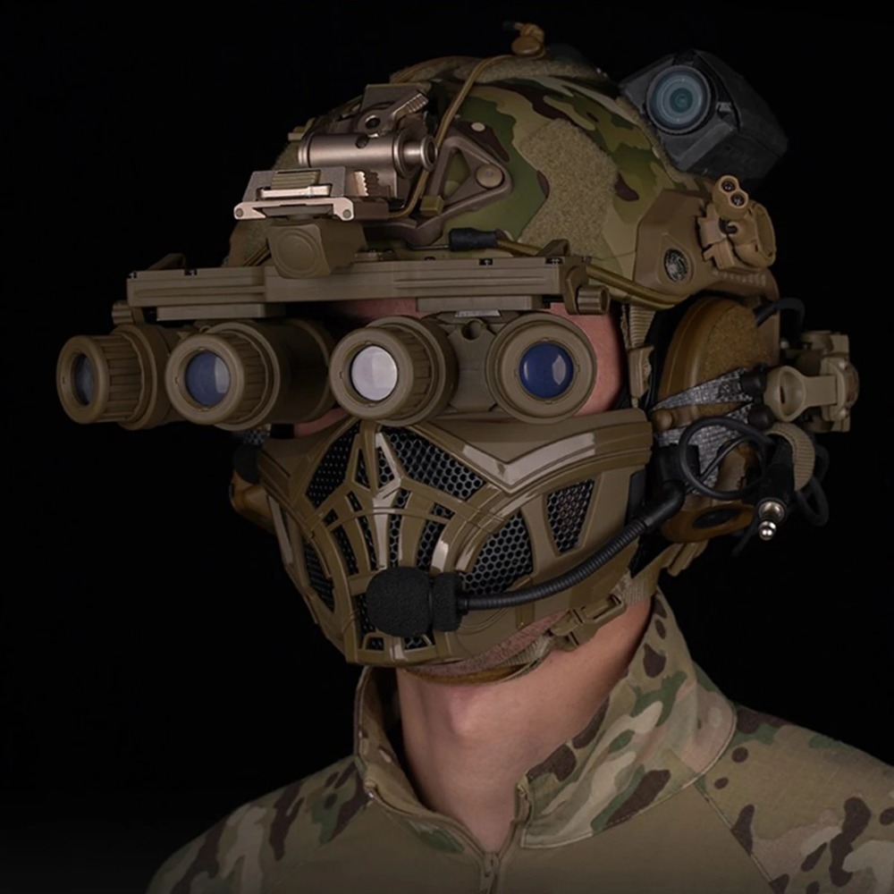 ยุทธวิธีAirsoft Half Face Mask - Face Wash Mens บทวิจารณ์และราคา