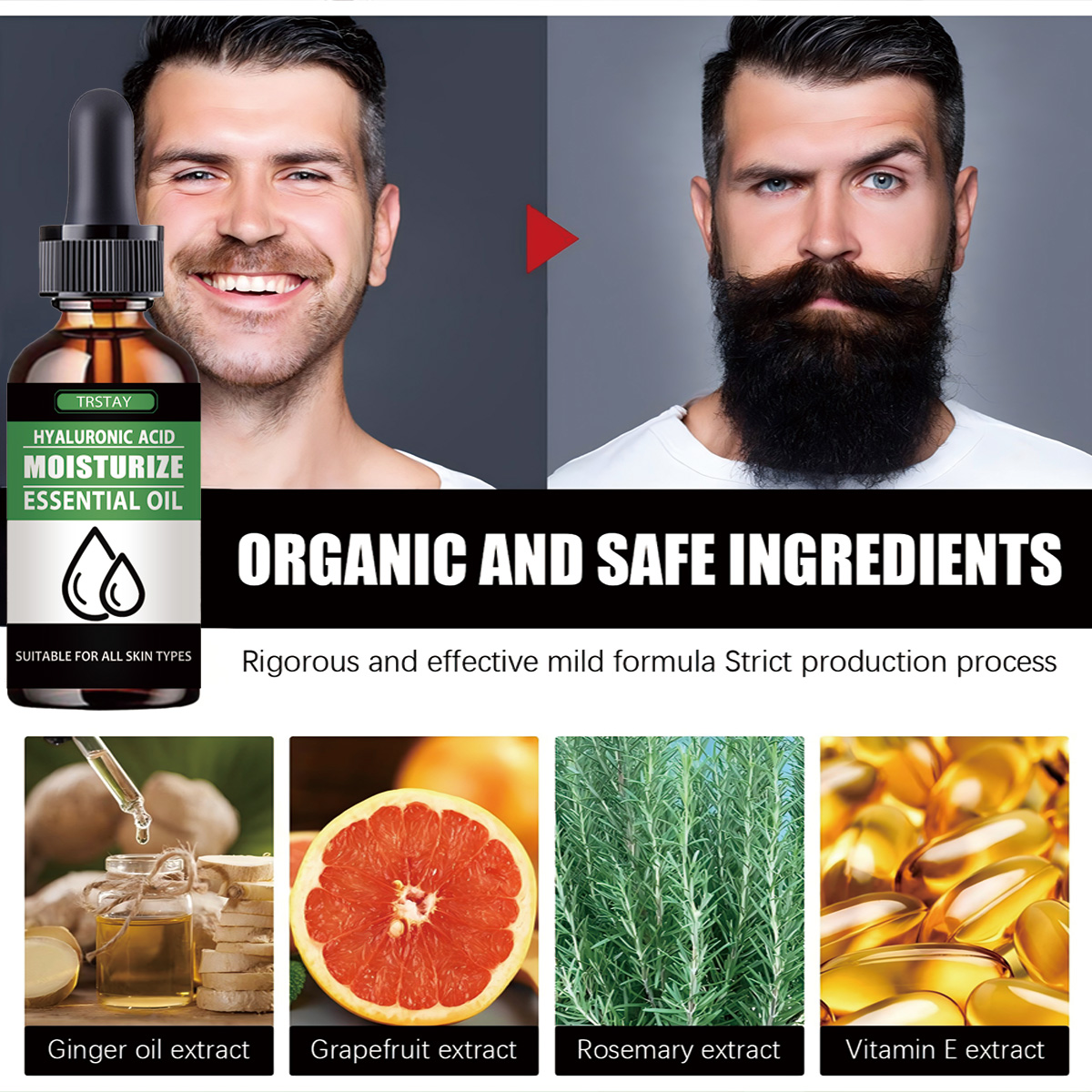100% ธรรมชาติเร่งผมบนใบหน้า Gr - Men'S Grooming Products บทวิจารณ์และราคา