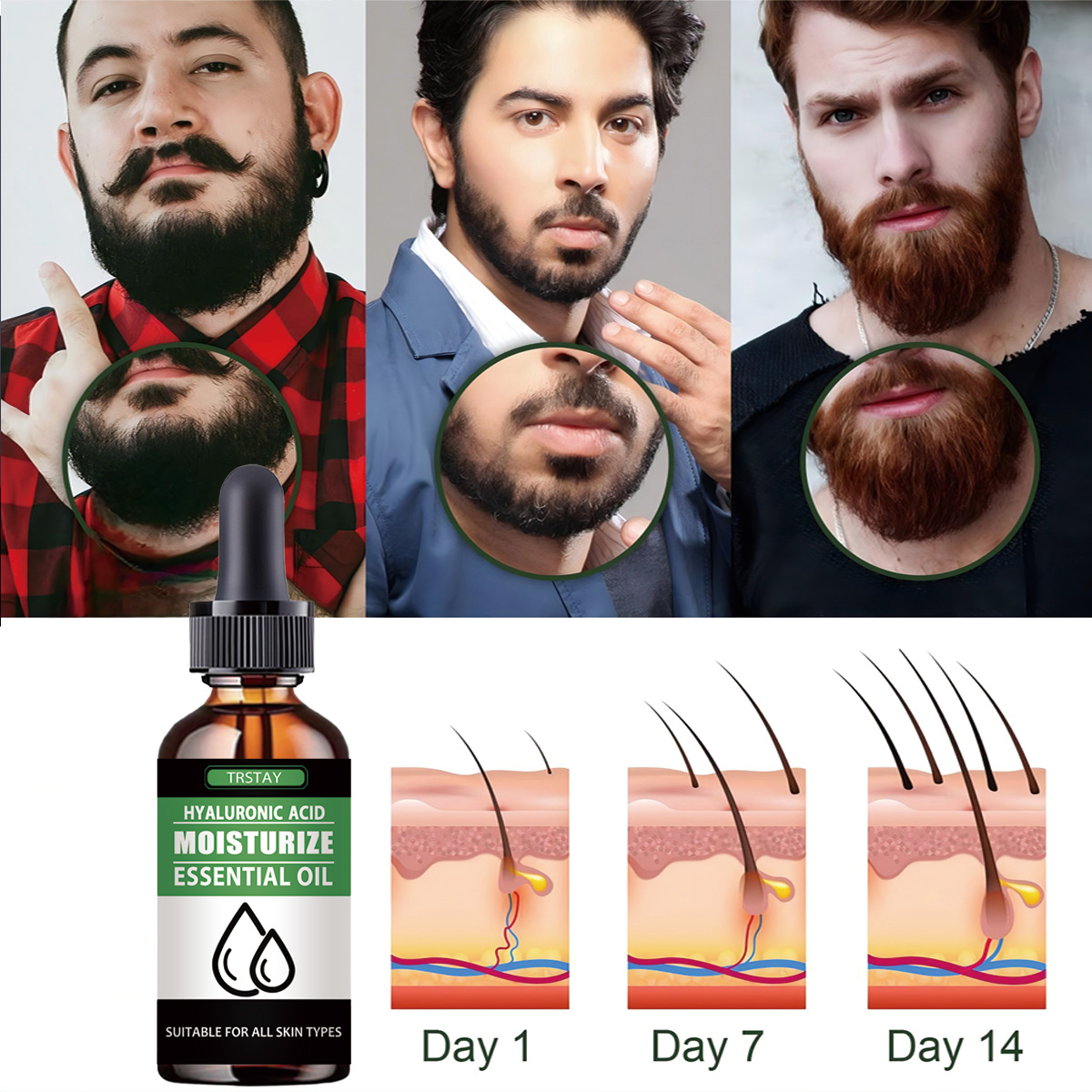 100% ธรรมชาติเร่งผมบนใบหน้า Gr - Men'S Grooming Products บทวิจารณ์และราคา