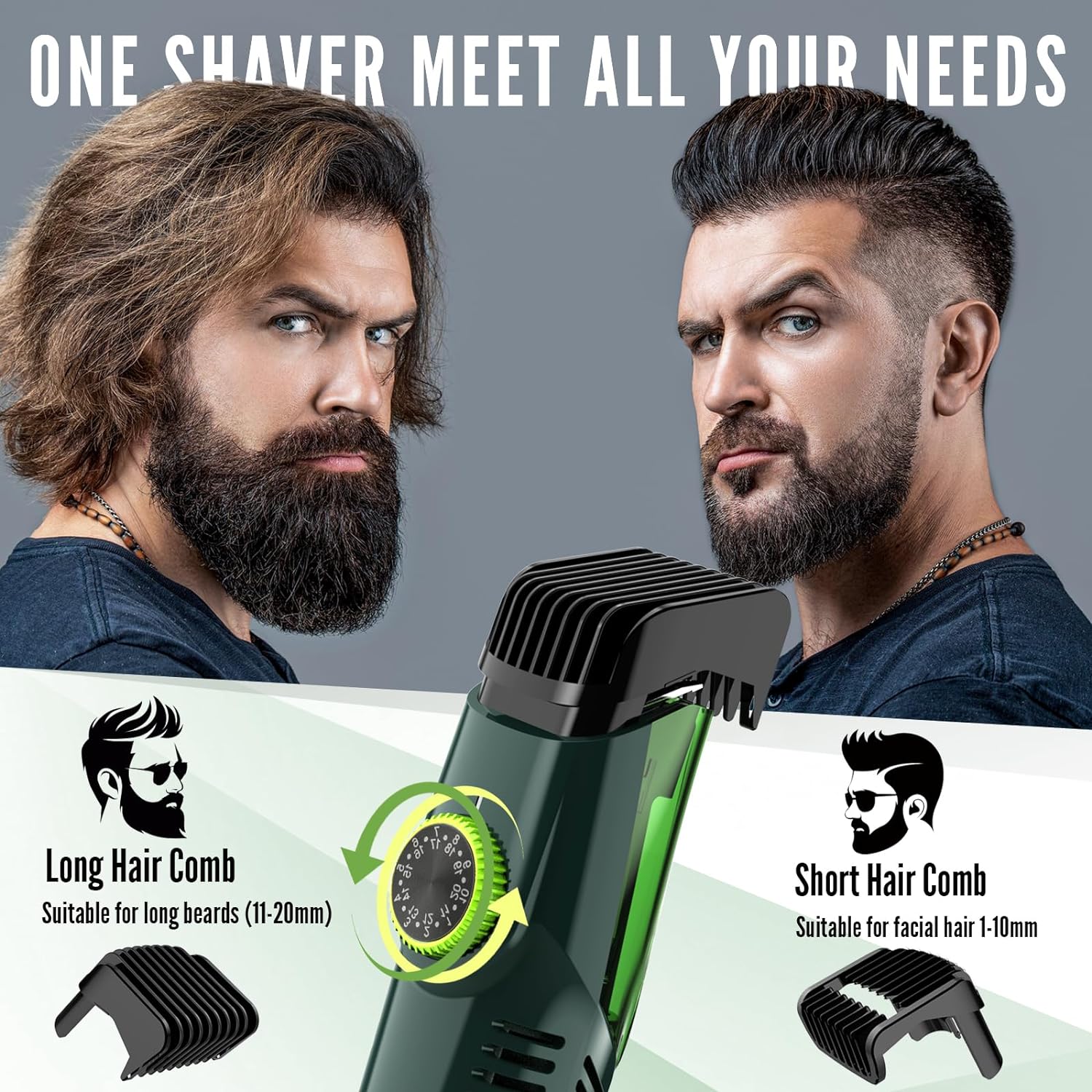 Hatteker Beard Trimmer สําหรับ - Mens Grooming Kit Bag บทวิจารณ์และราคา