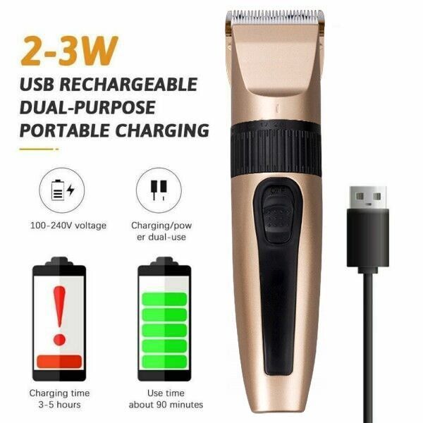 ชุดเครื่องตัดผมไร้สายแบบมืออาช - Men'S Grooming Clippers บทวิจารณ์และราคา