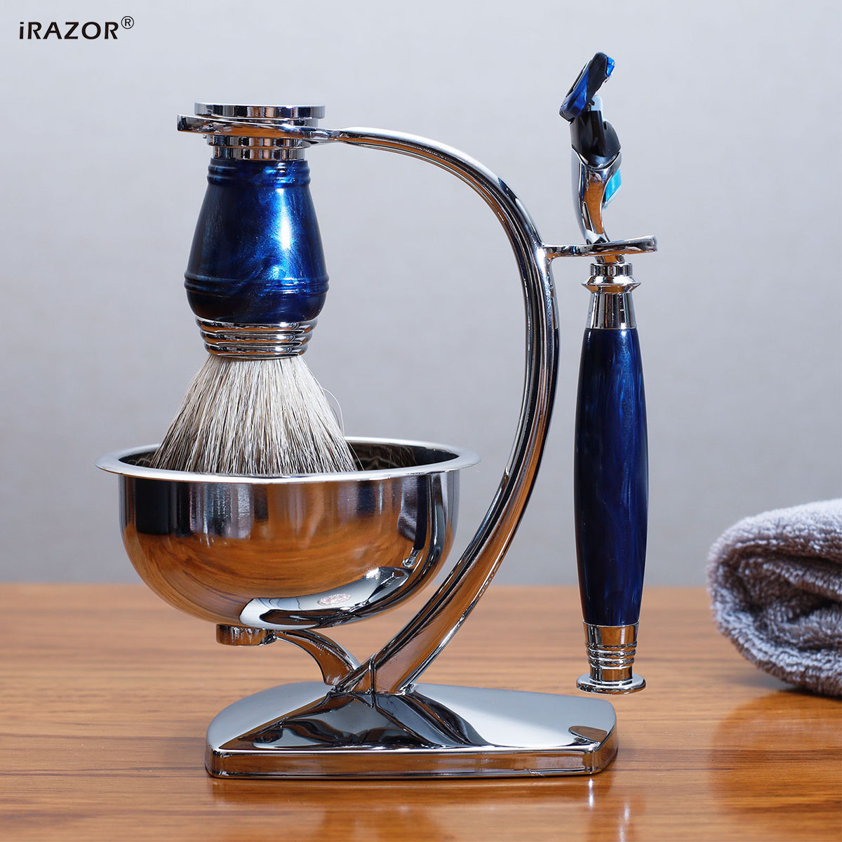 iRAZOR ชุดโกนหนวดหรูหราสำหรับผ - Men'S Grooming Set Gift บทวิจารณ์และราคา