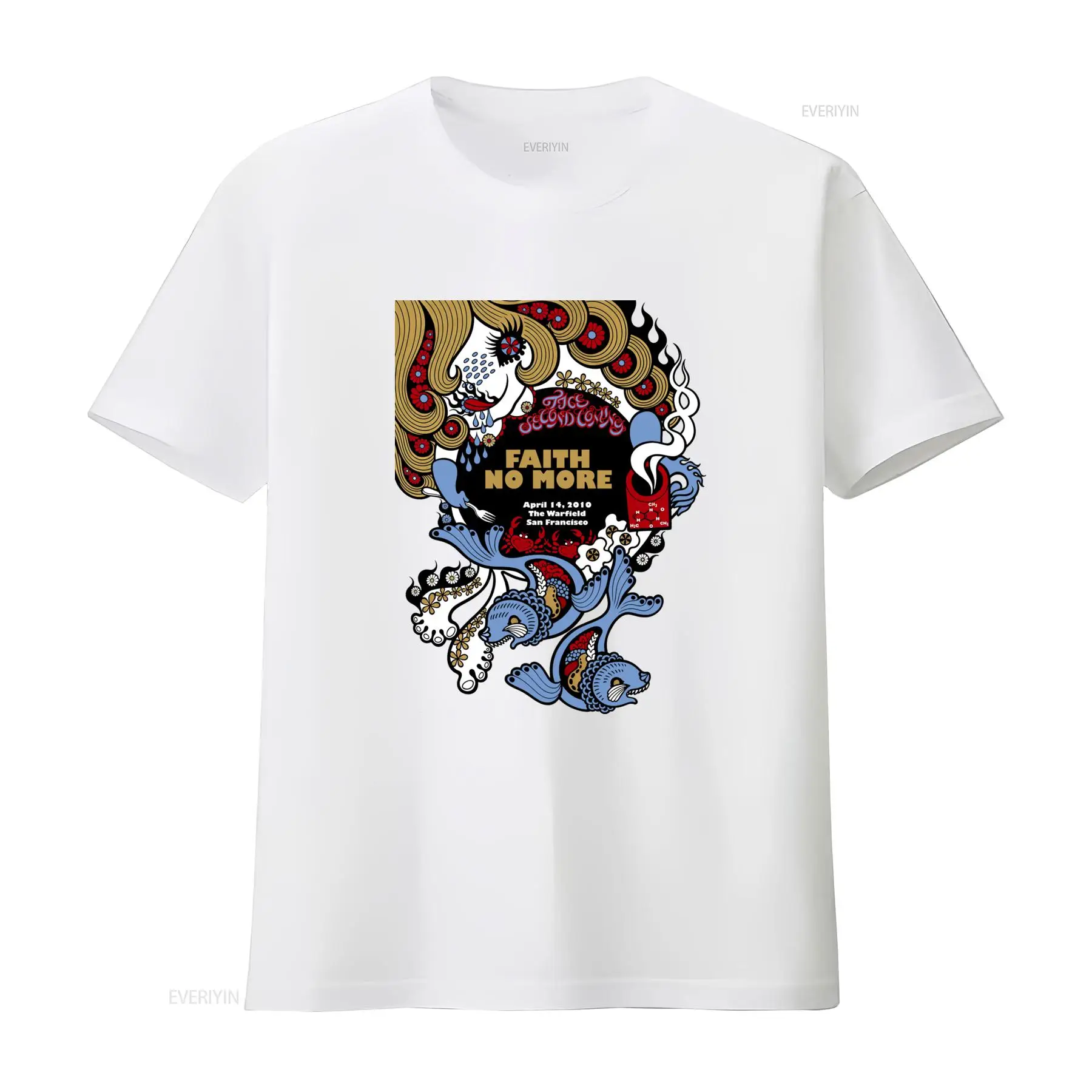 เสื้อยืด Faith No More ลายหน้า - Face Wash Mens บทวิจารณ์และราคา